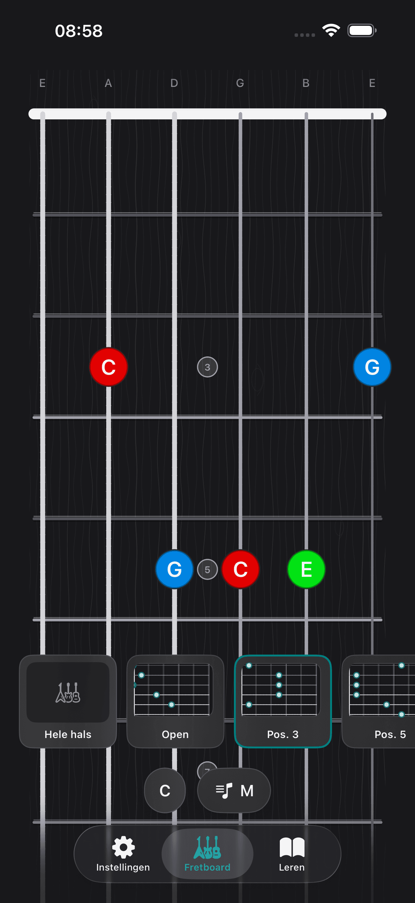Capo-app screenshot: Akkoord Greep Donker 3